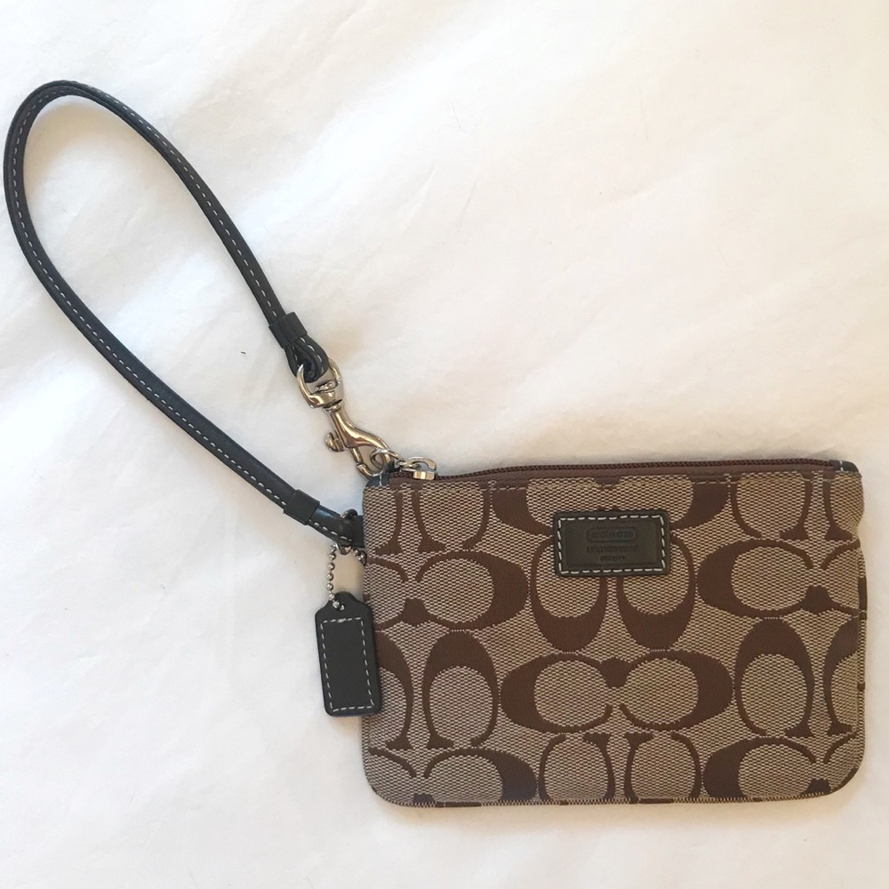 Authentic Coach wallet wristlet